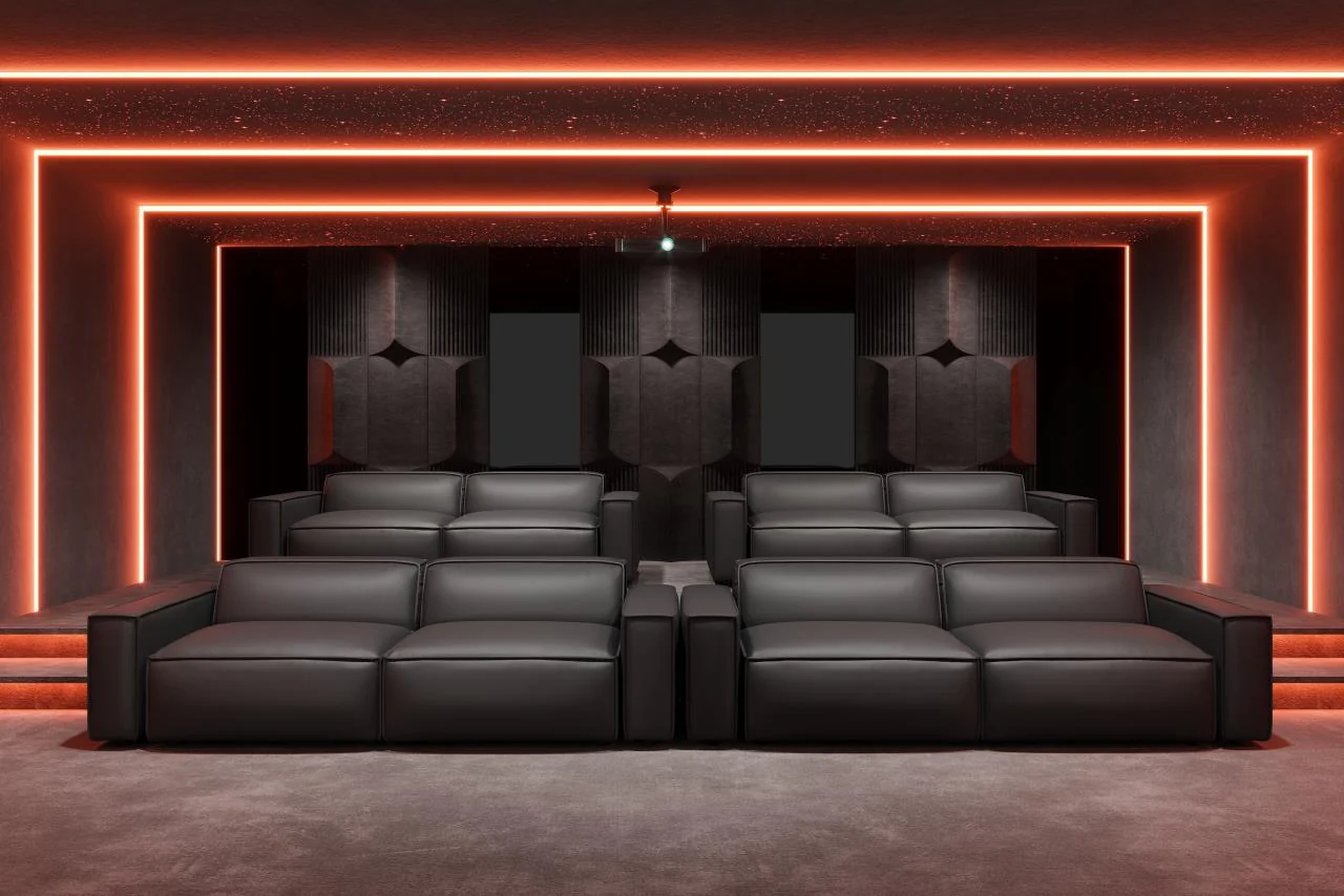 A Real Movie Theater Couch For Your Basement!